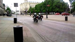 Policyjne motocykle BMW WRD Warszawa [upl. by Anjanette]