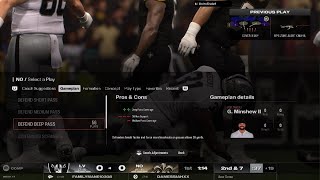 Raiders vs Saints Madden25 [upl. by Mourant]