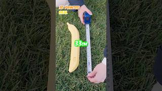 3d Printed Banana 🍌 vs Real 😋3dprinting craft diy shorts [upl. by Kutzer]