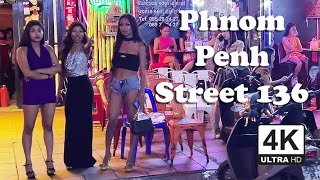 🔥 Cambodia Nightlife  Streets 136 130 118 in Phnom Penh Cambodia [upl. by Grantland913]