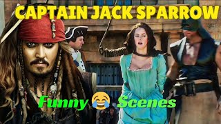 funny moments 😂  Johnny depp pirates of the Caribbean Hindi  captain Jack sparrow [upl. by Culhert4]