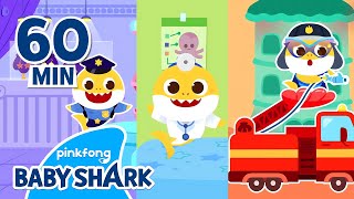 Baby Shark What Do You Want to Be  Compilation  Hero Police amp Doctor  Baby Shark Official [upl. by Gausman548]