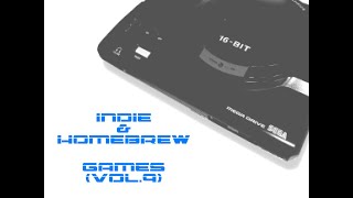 SEGA MEGA DRIVE IndieHomebrew Games Vol9  HD Graphics amp Stereo Sound [upl. by Sirama764]