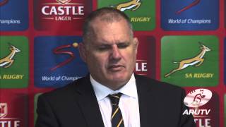 Wallabies 2014 Springboks v Wallabies post match [upl. by Atram]