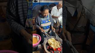 Thai Snack Giant Rice Crispy Khao Kriab Wow [upl. by Ardnassak673]