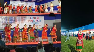 Hajong dance❤️Assam Book fair 📚duliajanDULIAJAN COLLEGE✨ [upl. by Mahon]