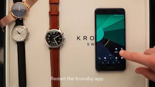 How To  Reset Kronaby Watch [upl. by Yacano118]