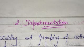 13 Departmentation and its importance  advantages  types  methods  Organisation structure [upl. by Vokaay]