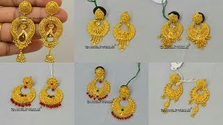 Pure Gold ChandBali Jhumka Designs [upl. by Cotsen81]