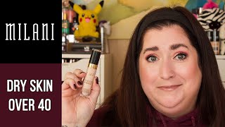 MILANI CONCEAL amp PERFECT LONGWEAR CONCEALER  Dry Skin Review amp Wear Test [upl. by Daub]