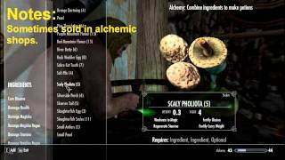 SKYRIM ALCHEMISTS GUIDE amp ENCYCLOPEDIA [upl. by Erihppas]