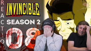 SOS Bros React  Invincible Season 2 Episode 8  I Thought You Were Stronger [upl. by Sunshine]