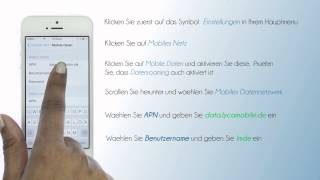 Lycamobile Deutschland  Mobiles Internet Einstellungen für iPhone [upl. by Geaghan]