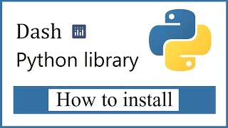 How to install Dash Python library 2022  Amit Thinks [upl. by Melantha]