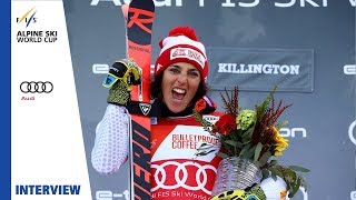 Federica Brignone  quotI wanted to do my bestquot  Ladies Giant Slalom  Killington  FIS Alpine [upl. by Endaira200]