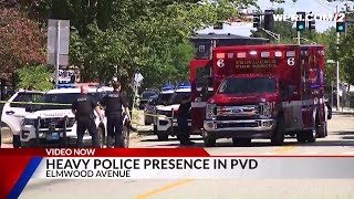 Video Now Elmwood Avenue closed as Providence police investigate [upl. by Clite]