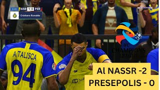 quotThrilling Triumph Al Nassr Dominates Persepolis FC in AFC Champions League Showdownquot [upl. by Wadlinger]