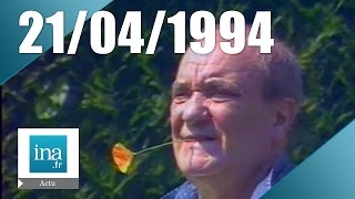 20h Antenne 2 du 21 avril 1994  Mort de Jean Carmet  Archive INA [upl. by Lesley225]