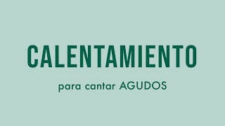 El MEJOR Calentamiento Vocal para AGUDOS  Agudos con potencia te sorprenderás [upl. by Naellij]