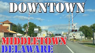 Middletown  Delaware  4K Downtown Drive [upl. by Orford]