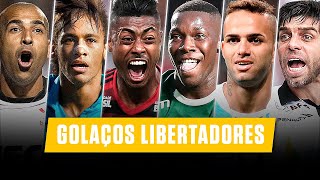 50 GOLAÇOS de Clubes Brasileiros na LIBERTADORES [upl. by Phionna]