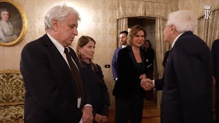 Quirinale Mattarella assiste alla proiezione del film quotBerlinguerquot [upl. by Jeggar]