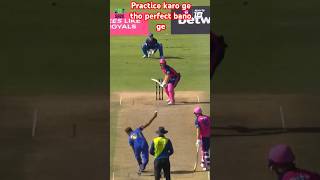 Malinga copy action  yorker practice fast bowling  shorts [upl. by Aimil]