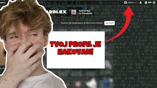 Hakovali Mi Roblox Profil 😱 [upl. by Eniladam236]