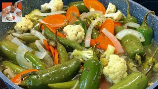 CHILES JALAPEÑOS Y SERRANOS EN ESCABECHE con VEGETALES para tus COMIDAS FACILES Y RAPIDAS 🚀 [upl. by Wynn]