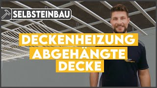 Selbsteinbau egger Deckenheizung amp Kühldecke abgehängte Decke [upl. by Gazo]