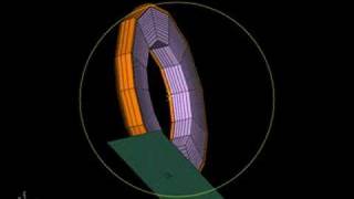 Abaqus  structural analysis of a tire filled with air [upl. by Ecilegna304]