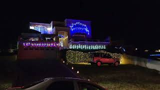 Christmas Eve night in Bunbury Western Australia  Christmas lights decorations [upl. by Early152]