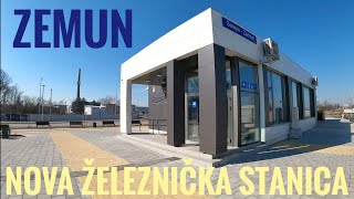 Zemun  Nova Železnička Stanica obilazak i razgledanje Železnice Srbije brza pruga Beograd NS [upl. by Asiulana]