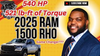 2025 Ram 1500 RHO The Smartest Move in the FullSize Pickup Truck Segment [upl. by Caril615]