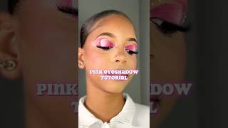 Pink eyeshadow tutorial 💕 makeupshorts pinkeyeshadow eyeshadowtoturial makeup makeuptutorial [upl. by Puritan]