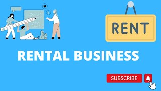 5 BEST rental business ideas [upl. by Ternan589]