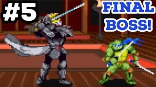 TMNT 2003  GBA  100 Walkthrough  Shredder Final Boss Part 5 Hard Difficulty [upl. by Selij]