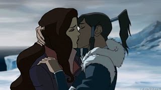 TOP 10 KORRASAMI MOMENTS IN THE LEGEND OF KORRA [upl. by Aihsal]