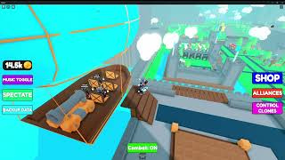 Bought all the weapons from the tower  Clone Kingdom Tycoon Roblox [upl. by Barina396]