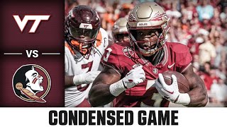 Virginia Tech vs Florida State Condensed Game  2023 ACC Football [upl. by Viehmann583]