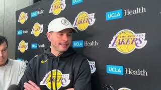 JJ Redick UPDATE On Jaxson Hayes Christian Wood Plus Bronny James’ Development At Lakers Practice [upl. by Nagaek929]