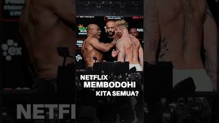 Paul vs Tyson cuma akalakalan netflix [upl. by Laertnom]