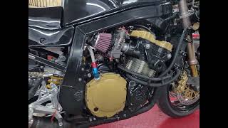 SUZUKI GSXR 1100 from 1986 YOSHIMURA Slabside Big Bore 1216ccm 95 complete PART6 [upl. by Clarkin]