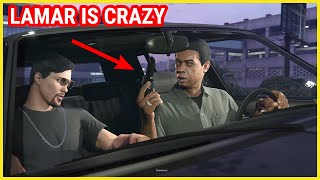 GTA 5 LAMAR IS CRAZY [upl. by Aneelehs58]