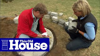 How to Build a Fire Pit  This Old House [upl. by Darken809]