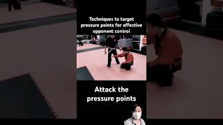 techniques to target pressure points for effective opponent control pressurepoint martialarts [upl. by Resa523]