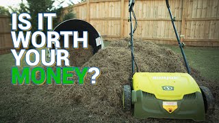 Sun Joe Dethatcher amp Scarifier  IS IT WORTH YOUR MONEY [upl. by Nekal]