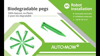 AutoMow Biodegradable Pegs [upl. by Audy]