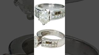 Invisible Setting Diamond Ring Repair 💍 diamond engagementring weddingring diamondring rings [upl. by Mirella]