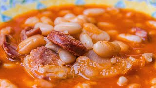 HABICHUELAS CON CHORIZO ¡En solo 10 minutos [upl. by Ahsratan]